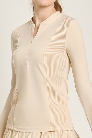 Ribbed Long Sleeves (CREAM)